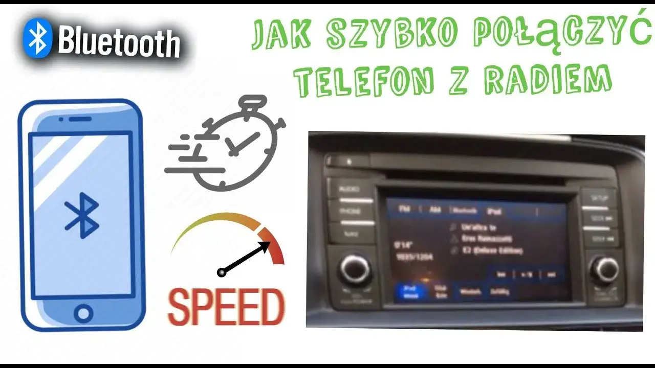 telefon podłączony do radia samochodowego bluetooth