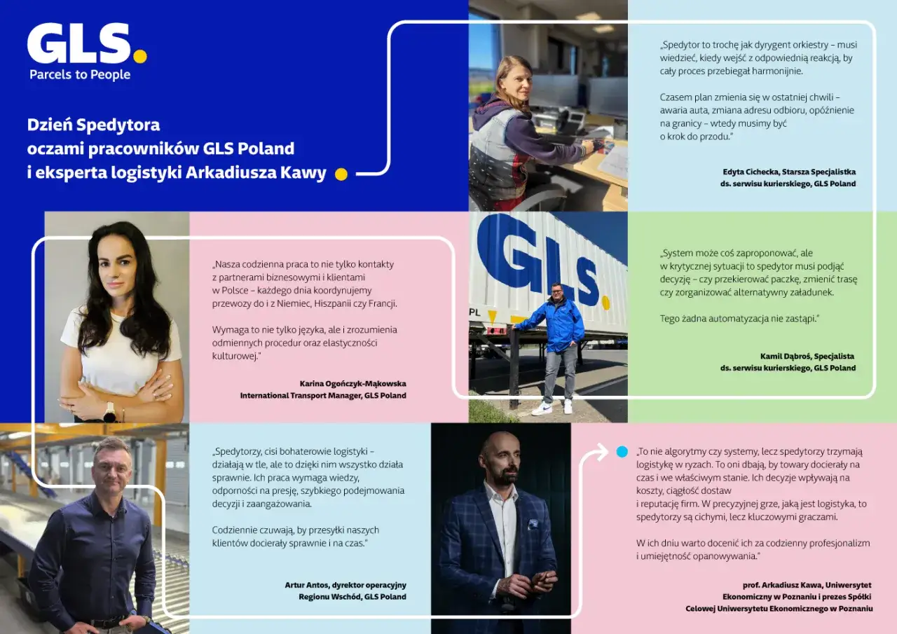umiejętności spedytora infografika
