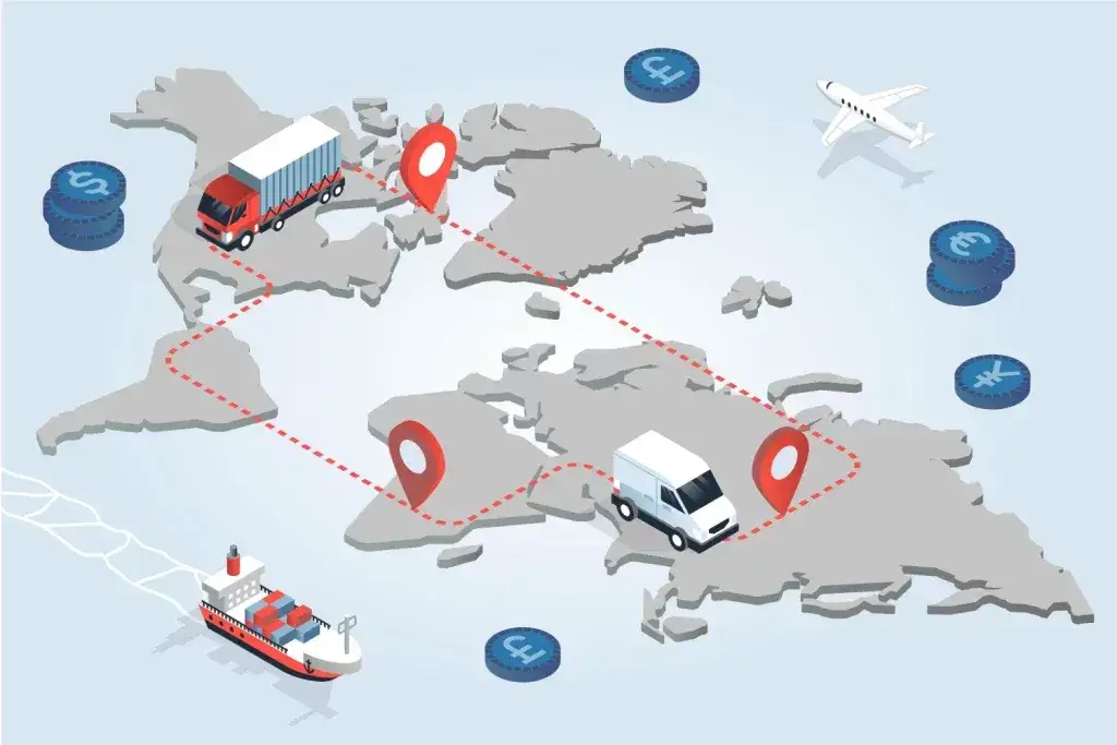 spedytor praca biuro mapa transport
