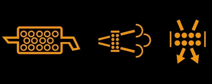 Kontrolka DPF Renault na desce rozdzielczej